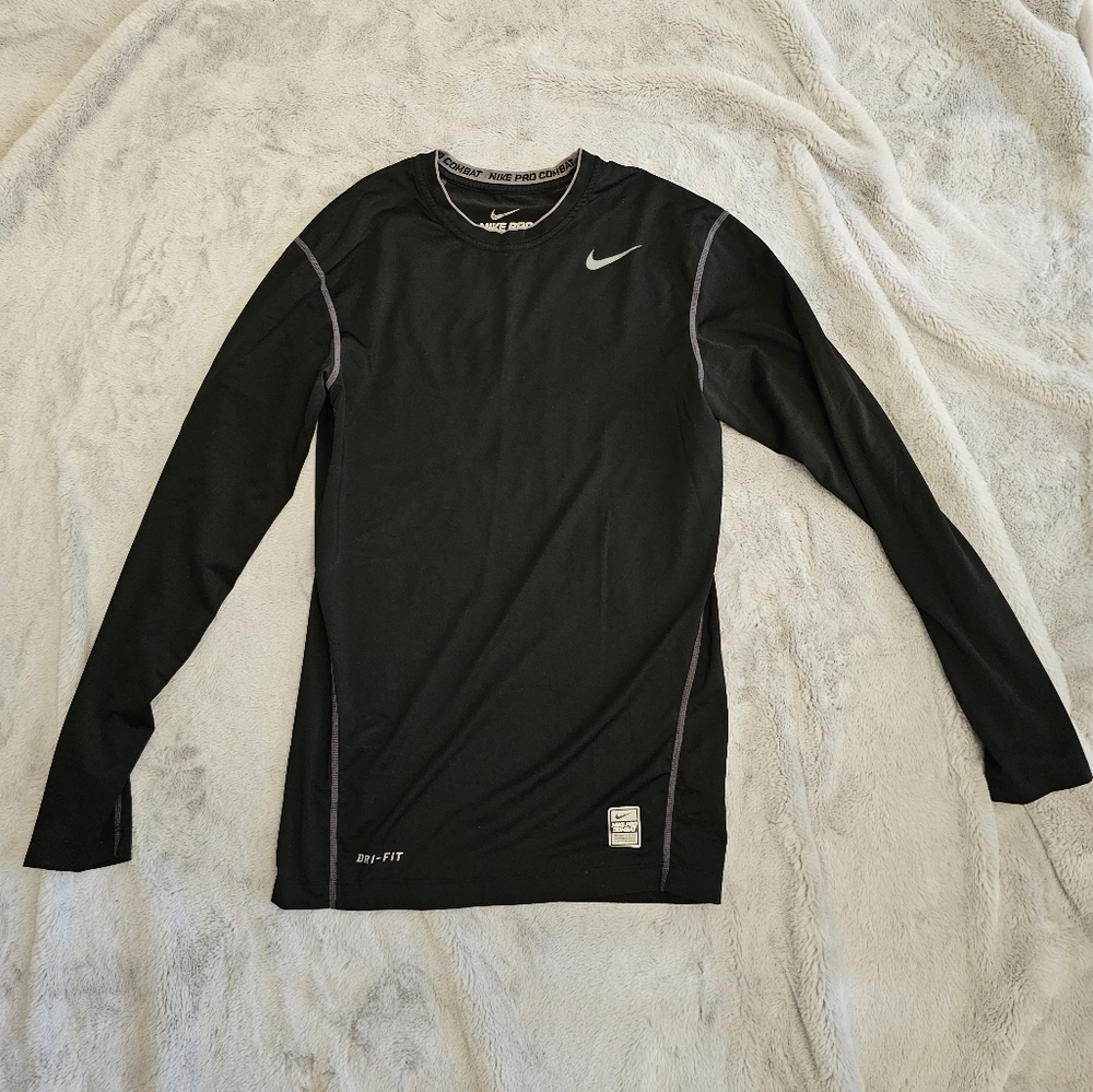 Nike pro combat DRI-FIT M BLACK long sleeve